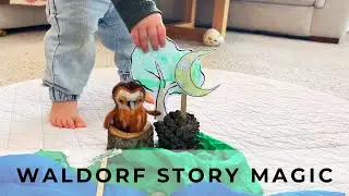 Waldorf Storytelling with Props | Owl Story + Simple DIY Puppets for Toddlers