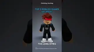 TOP 5 ROBLOX GAMES OF 2023! 🌟 💎 💥