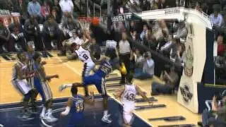 Deron Williams dunk on Roy Hibbert.