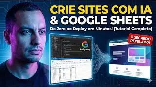 Site Dinâmico com Google Sheets e IA: Tutorial Completo (Zero ao Deploy