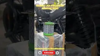 Hunter 350 Performance Upgrade: Schorl Air Filter #hunter #automobile #youtubeshorts #ytshorts
