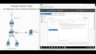 Delegate Domain user right for IT Help Desk