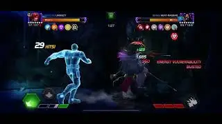 MCOC BG Rank 3 Elsa Bloodstone vs Rank 4 sig 200 Serpent! Total lock-down!