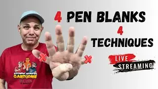 🎥 LIVE Resin Casting Show &ndash; 4 Techniques for Stunning Pen Blanks!