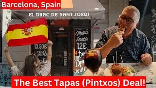 The Best Tapas for the Money in Barcelona, Spain. El Drac De Sant Jordi, We highly recommend it!
