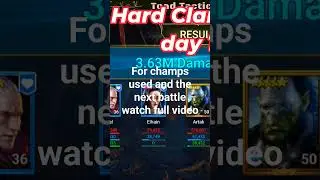Day 17 Hard clan boss damage - raid shadow legends