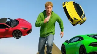 IMPOSSIBLE RUNNERS VS CARS (GTA FUNNY MOMENTS)