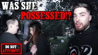 SUMMONING REAL GHOSTS GONE WRONG AT ABANDONED CHURCH RUINS USING NECROPHONIC APP | GHOST HUNTING UK