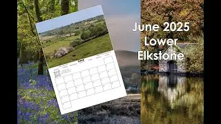 June 2025 calendar picture, Lower Elkstone