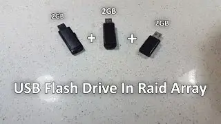 Low End Tech - USB Flash Drive Raid Array using Raspberry PI 2