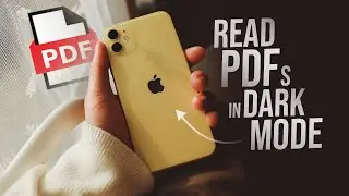 Как читать PDF в темном режиме на iPhone (урок)