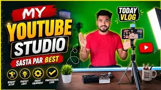 My YouTube Room Setup Tour 🎥 | Small Room Home Studio Setup | Beginner YouTuber Room Setup