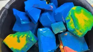Dusty Bluesssss! Deep Dyed Gym Chalk Crush 