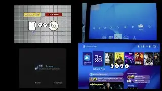 PlayStation Dashboards (1994 - 2020)