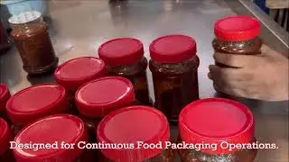 Automatic Induction Cap Sealing Machine for Plastic Pickle bottle | Leak-Proof Sealing Solution