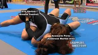 Submission! Erin Ehrlich vs Anamaria Perez at Grapplers Quest US Nationals Morristown NJ 2012
