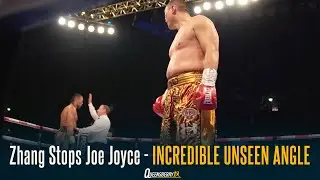Joe Joyce STOPPED By Zhilei Zhang - INCREDIBLE UNSEEN Ringside Angle 🎥