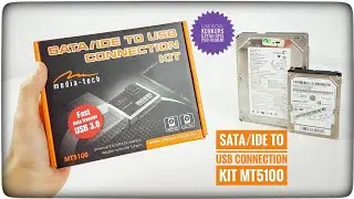 Jak podłączyć dysk twardy SATA do komputera przez USB ? adapter Media-Tech MT5100 | ForumWiedzy