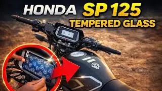Tempered glass installed 🚀 new honda sp 125 special edition 🏍️