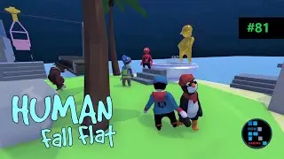 Human: Fall Flat | Tropical Park Map Funny Gameplay (PART-81)