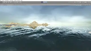 Oceanis HDRP Water Subsurface scattering and shore waves WIP