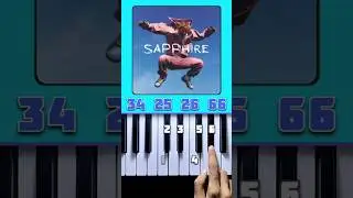 Sapphire - Ed Sheeran &bull; Piano tutorial #piano #edsheeran #sapphire #pianotutorial