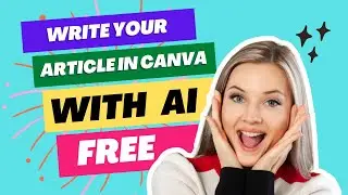 Great new tool from Canva to write articles with 