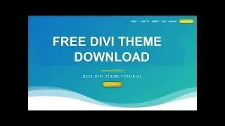 How to download and install latest Divi theme Free