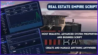 REAL ESTATE EMPIRE SCRIPT || BUY AND MANAGE EVERYTHING || ADVANCED BUSINESS MANAGEMENT || FIVEM
