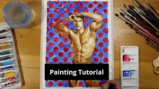 Painting Tutorial Time lapse Episode (106) #watercolorpainting #zakpopart