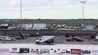 Inex legends heat race #4 at Red River Valley Speedway 6/7/2024