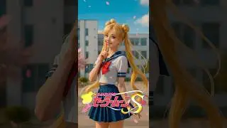 ✨ Sailor Moon Becomes Real | Stunning AI Transformation 🌙✨ #shorts #sailormoon #aiart