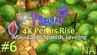 Fiesta Online [NA] 4X Perms Rise | Mara Cards, Spanish, Leveling