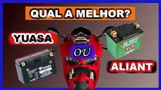 Bateria de Lítio x Bateria convencional, Aliant ou Yuasa? Fui fazer o teste, será que rola?