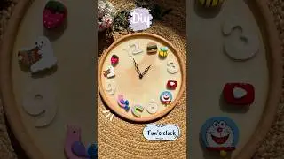FUN&rsquo;O CLOCK ⏰ MAGNETIC CLOCK DIY|| Student Edition 📚#diy #craft #viralshort #resinart #order