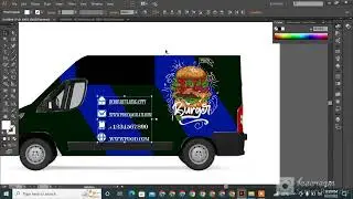 vehicle van wrap/car wrap/box wrap