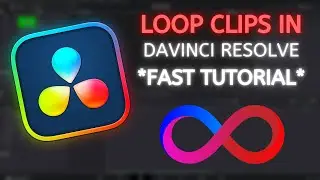 How to PERFECTLY loop clips in Davinci Resolve *FAST TUTORIAL*