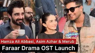 Faraar drama OST launch with Hamza Ali Abbasi, Asim Azhar, Merub Ali and Sohai Ali Abro in Karachi