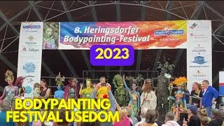 Bodypainting Festival Usedom 2023 - Heringsdorf - mit Siegerehrung 🥇🥈🥉 #bodypainter #festival