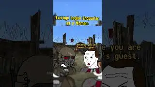 Average Legion Encounter as a Woman in Fallout New Vegas be like: #fallout #memes #shorts