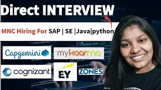 Direct Interview Hiring For Freshers || 2022-2025 || Freshers hiring  
