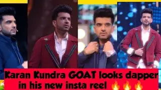 Karan Kundra GOAT 🐐 looks dapper in his new insta reel#tejran