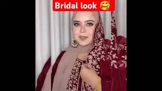 bridal look 🥰✨ #saba #youtubeshorts #shortvideo