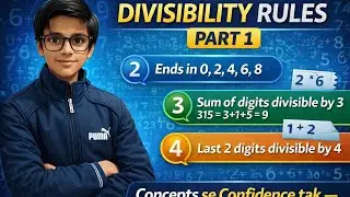 Divisibility Rules for 2, 3, 4, 5 | Shortcut Tricks for Fast Calculation|AyushSTEMAcademy 