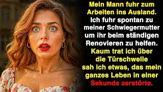 Als mein Mann ein paar Tage beruflich weg war, ging ich zur Schwiegermutter, um zu helfen, doch &hellip;