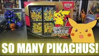 [ASMR] Pok&eacute;mon China Pikachu V-UNION Special Box Opening 🔥 No Talking, Satisfying Sounds!