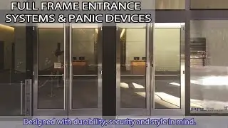 Full Frame Cladded Doors Including Panic Device