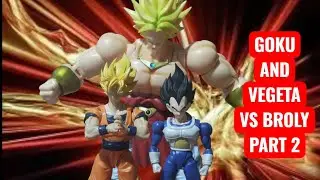 GOKU AND VEGETA VS BROLY PART 2 
