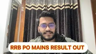 RRB PO MAINS RESULT OUT || About my Result?? #rrb #rrbpo #rrbpomains 