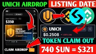 🔥Unich Kyc Verification 🥳Unich Airdrop New Update || Unich Airdrop Listing Date || Un Token Ratio